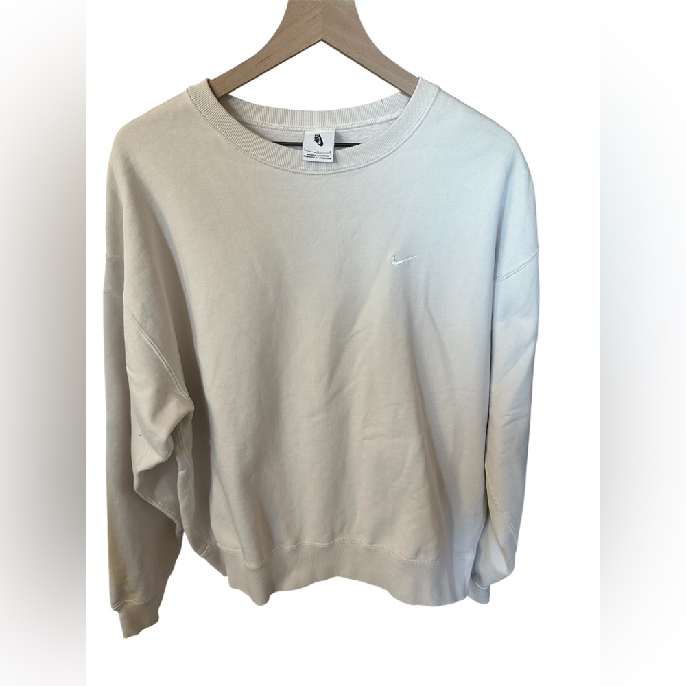 Nike Cream Crewneck Sweater